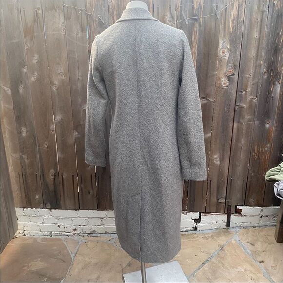 Abercrombie & Fitch Gray Women's Long Coat- dad coat size S - Picture 3 of 5